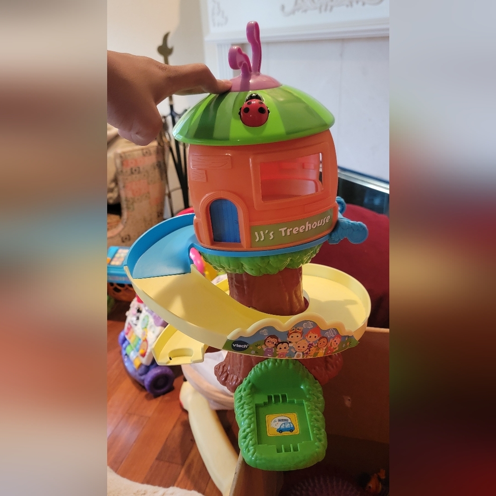 VTech Treehouse Adventure Playset - Green, Orange, Yellow - Picture 1 of 1